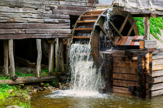 Grain mill and storage silos