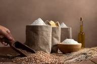 Flour sacks and wheat products for export